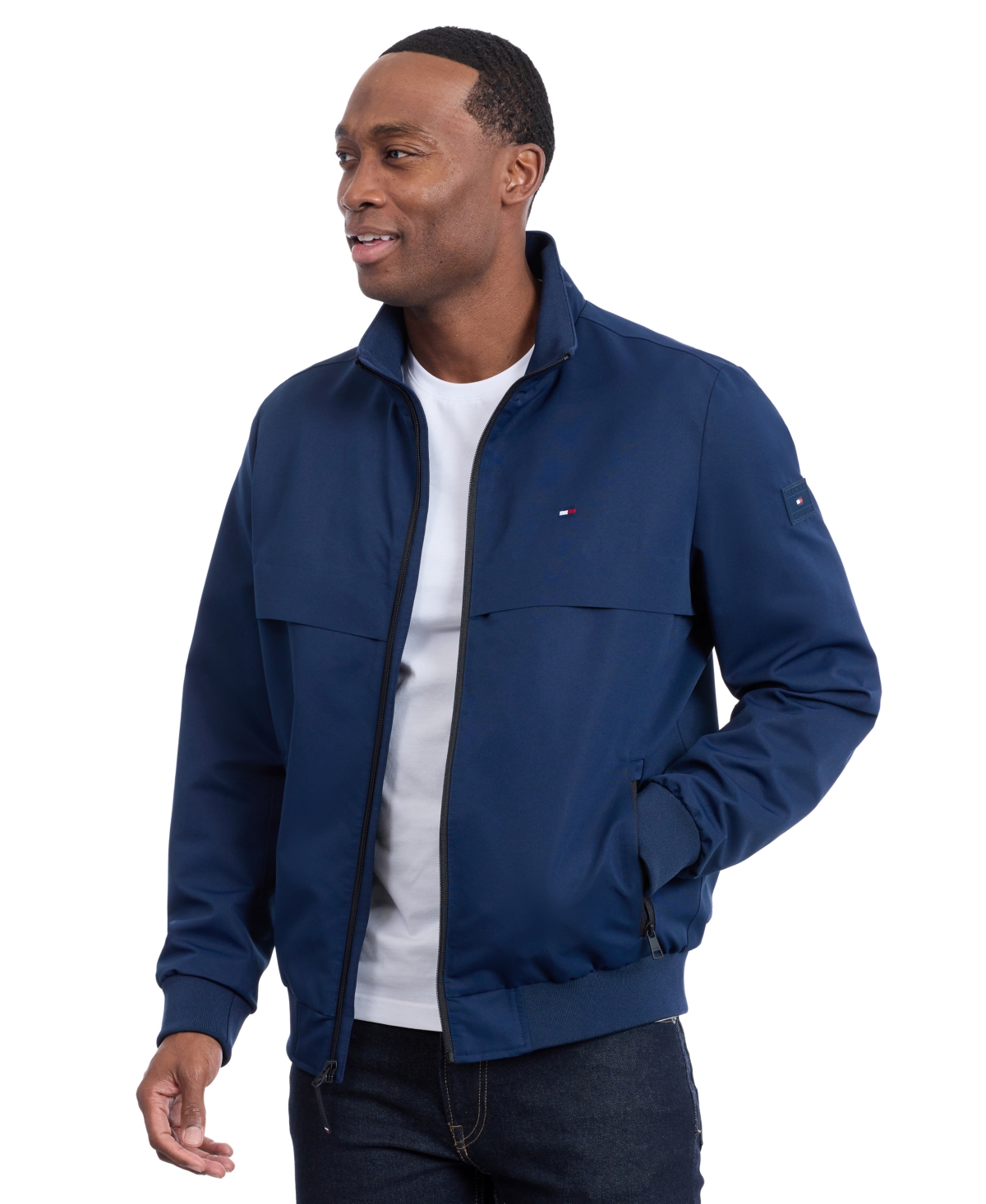 Tommy Hilfiger Men's Water Resistant Boating Regular Fit Jacket