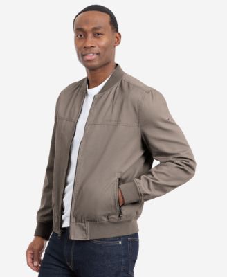 Men's Collared Bomber Jacket