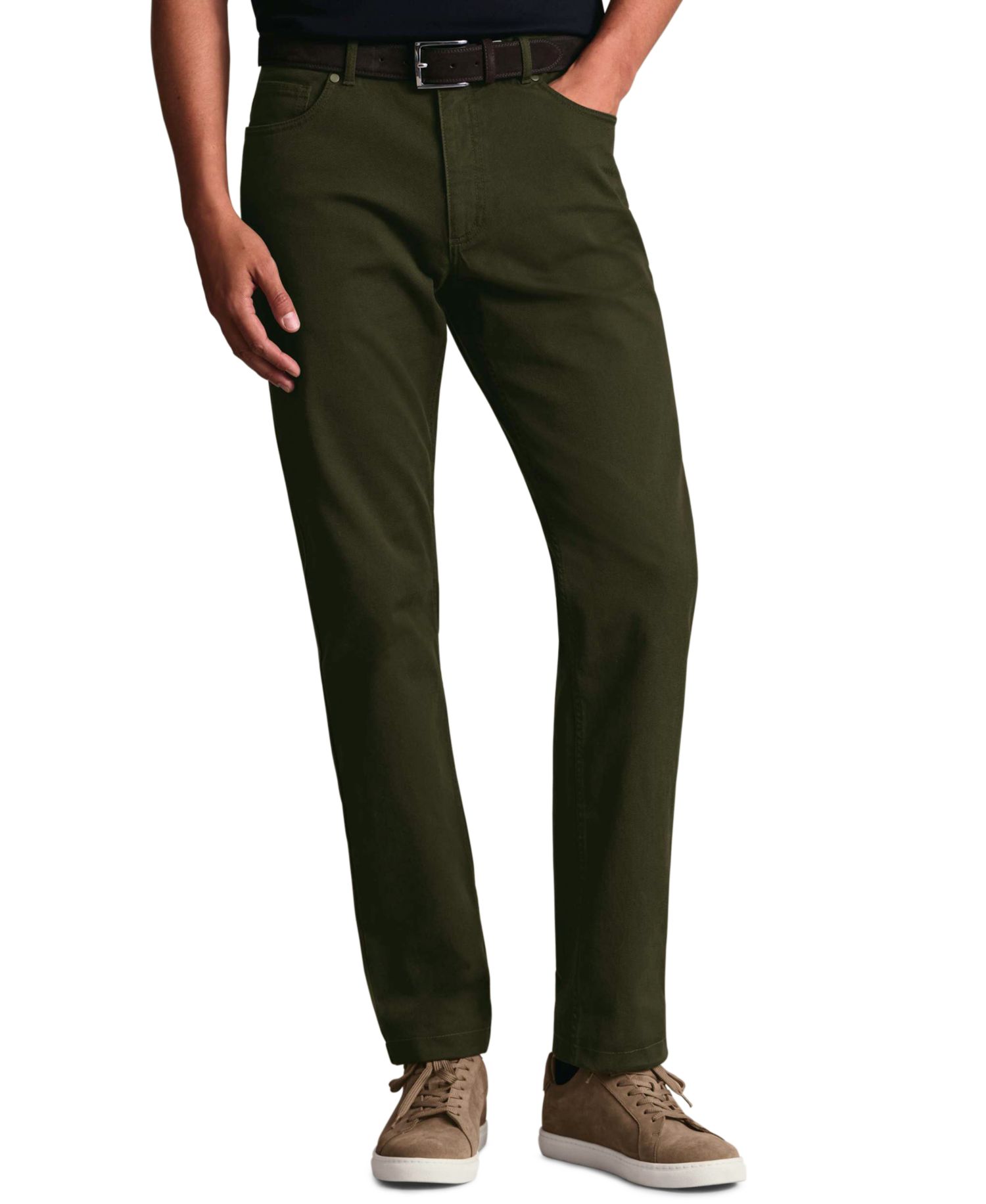 Men's Slim-Fit Garment-Dyed Twill Jeans
