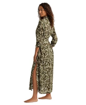 Women's Midi Shirt Dress Cover-Up