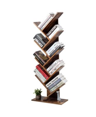 8-Tier Free Standing Tree Bookshelf