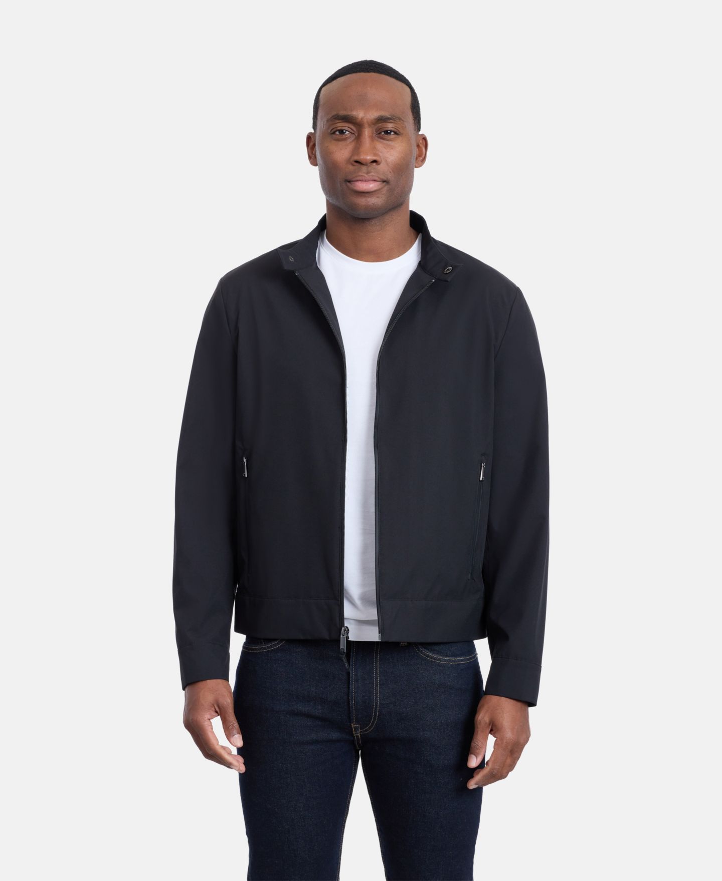 Мужская куртка Calvin Klein Mesh-Lined Golf, цвет: Чёрный — фото 2