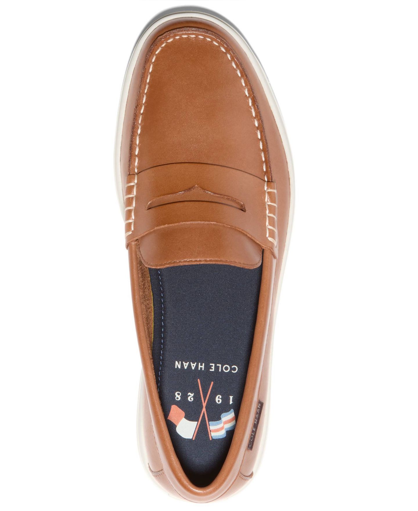 Мужские пенни-лоферы Cole Haan Nantucket Drift, цвет: Рыжевато-коричневый — фото 3