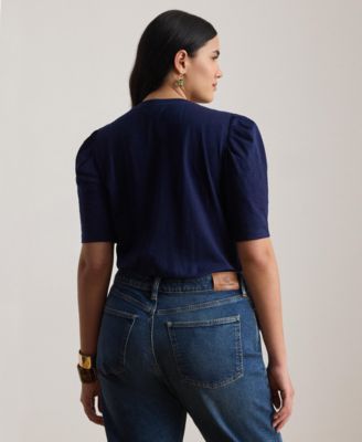 Plus Size Hamida Knit Crew Neck Top