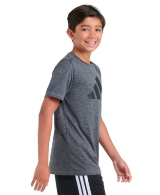 Boys' 8-20 Short-Sleeve Essential Poly M&eacute;lange T-Shirt