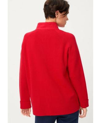 Women's Sporty Mock Knit Cardigan