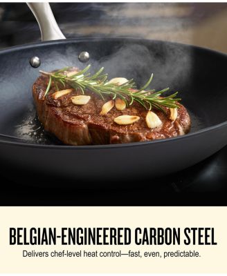 Black Angus 11-inch Carbon Steel Frying Pan - Pre-Seasoned & Oven Safe