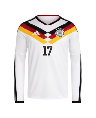 Men's Florian Wirtz White Germany National Team 2026 Home Replica Long Sleeve Jersey