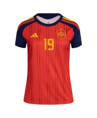 Women's Lamine Yamal Red Spain National Team 2026 Home Replica Jersey