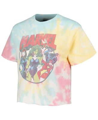 Men's and Women's Marvel Gals Tie-Dye T-Shirt