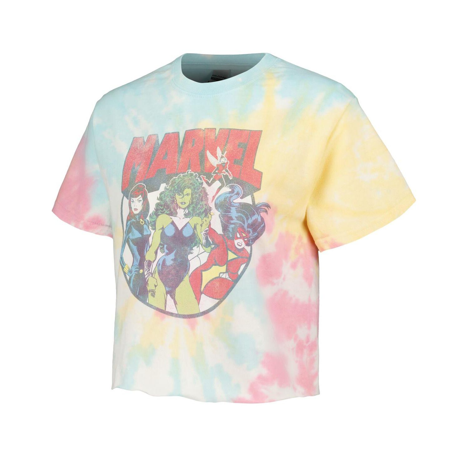 Men's and Women's Marvel Gals Tie-Dye T-Shirt