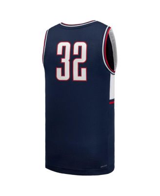 Men's 32 Navy UConn Huskies Retro Replica Jersey