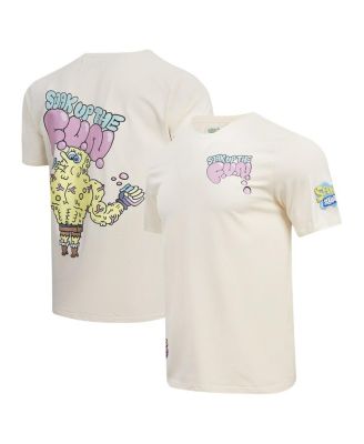 Men's Natural SpongeBob SquarePants Soak Up The Fun T-Shirt