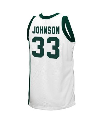 Men's Magic Johnson White Michigan State Spartans 1978 Swingman Throwback Jersey