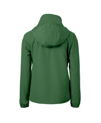 Women's Hunter Green Philadelphia Eagles Throwback Charter Full-Zip Jacket