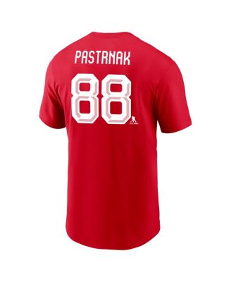 Men's David Pastrnak Red Czech Republic Hockey 2026 Name & Number T-Shirt