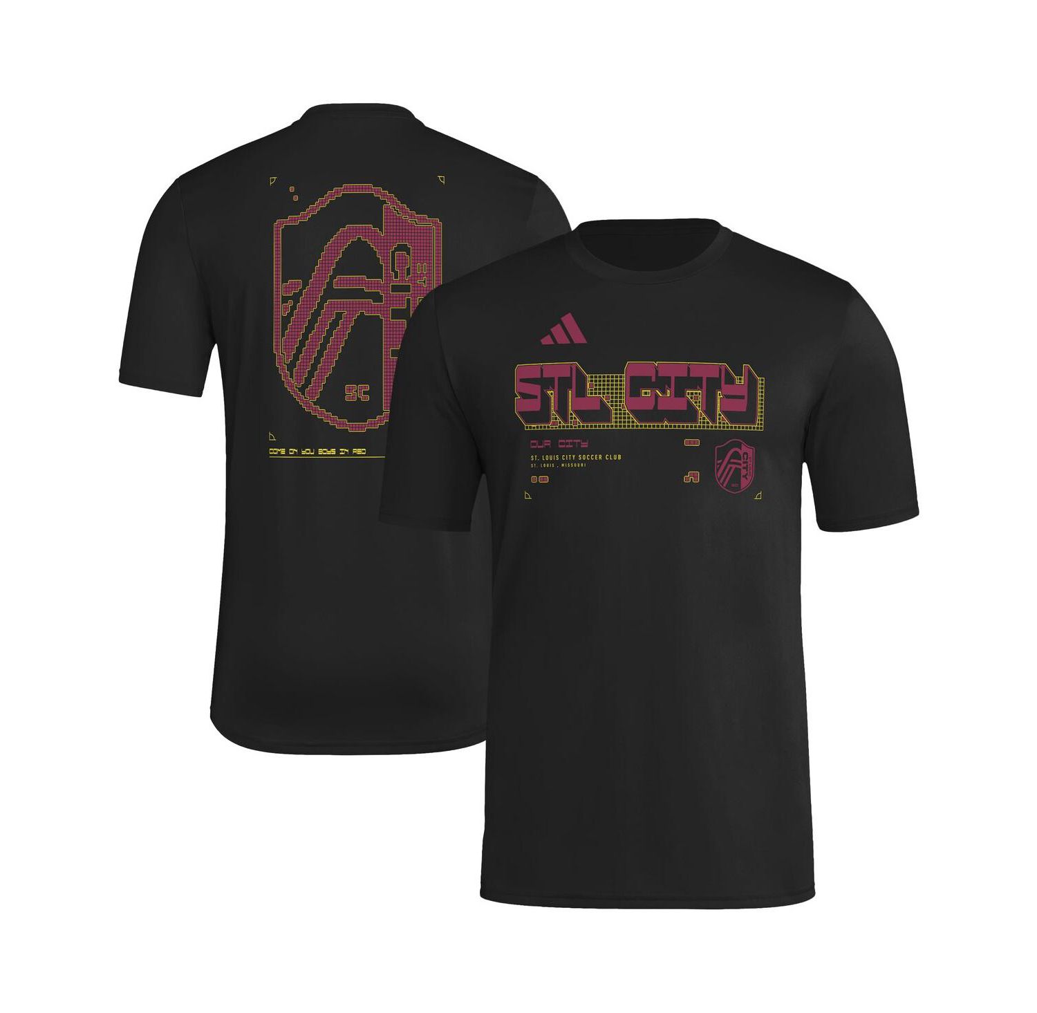 Men's Black St. Louis CITY SC 2026 Anthem AEROREADY Pregame T-Shirt