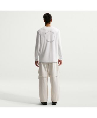 Men's ACG White Dri-FIT Primary Logo Long Sleeve T-Shirt
