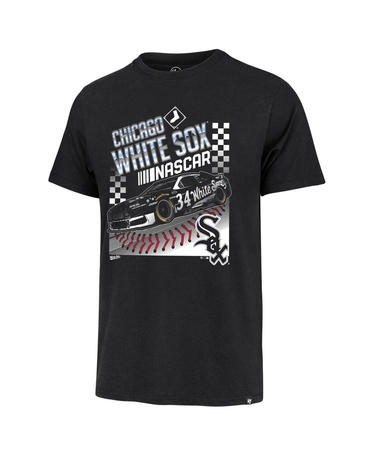 '47 Brand Men's Black Nascar x Chicago White Sox Franklin T-Shirt
