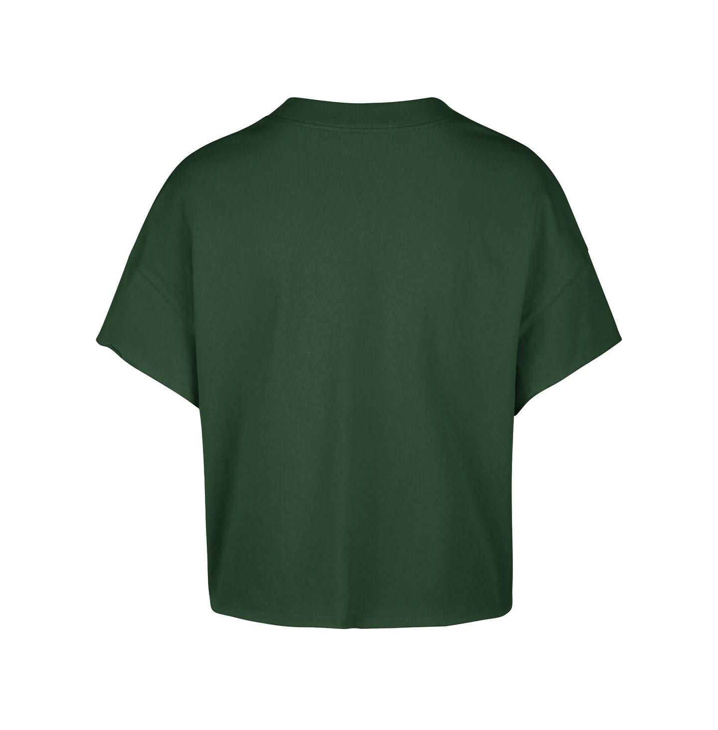 Женская футболка '47 Brand Hunter Green Milwaukee Bucks Elation Oversized Notch Neck — фото 3