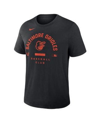 Men's Black Baltimore Orioles Authentic Collection Early&nbsp;Work Tri-Blend Dri-FIT T-Shirt