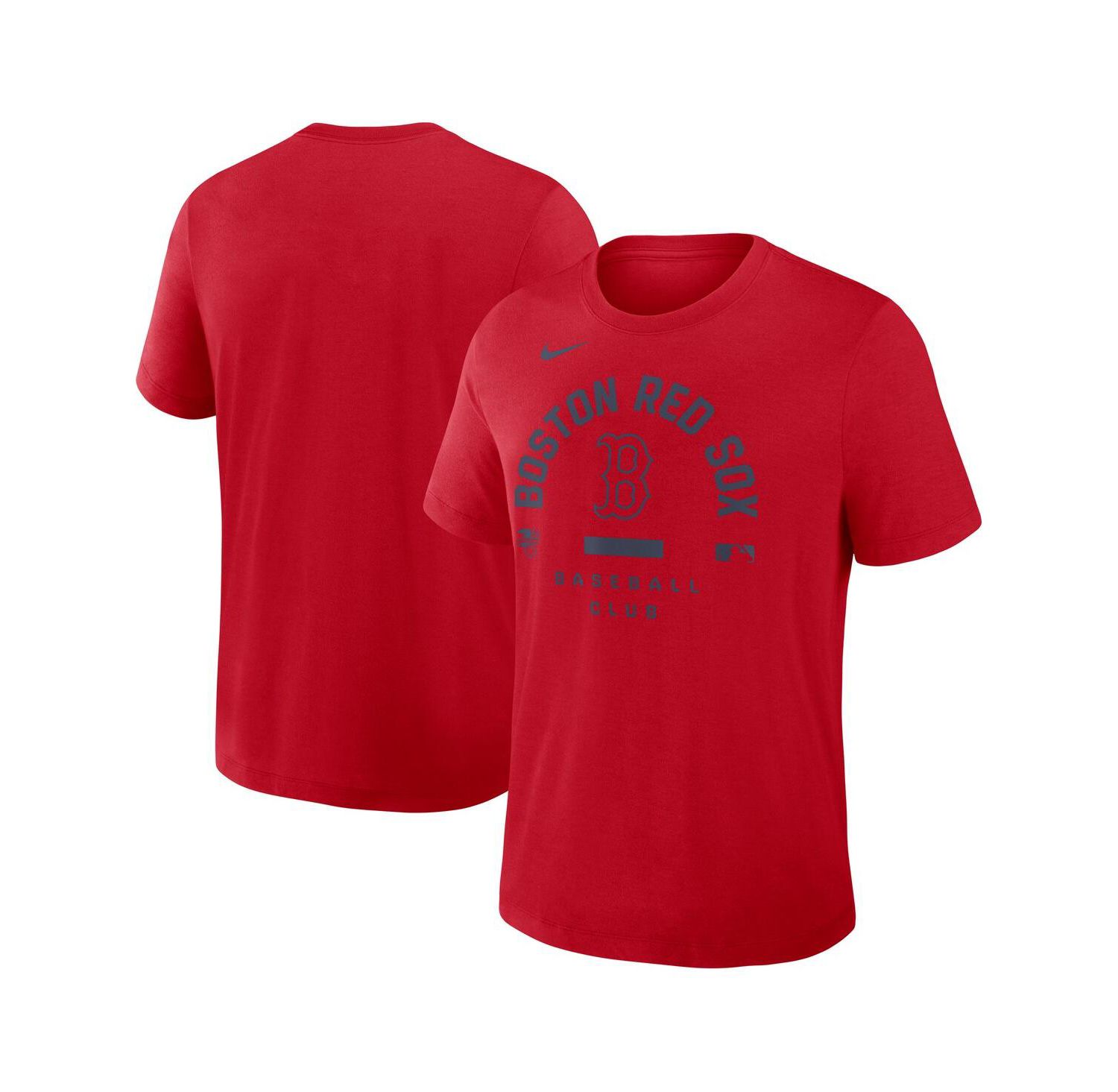 Men's Red Boston Red Sox Authentic Collection Early Work Tri-Blend Dri-FIT T-Shirt