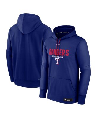 Men's Royal Texas Rangers Authentic Collection Therma-FIT Hoodie