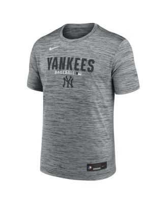 Men's Heather Charcoal New York Yankees Authentic Collection Velocity Dri-FIT T-Shirt