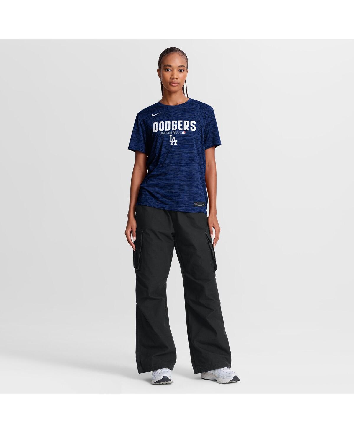 Nike Women's Royal Los Angeles Dodgers Authentic Collection Velocity Dri-fit T-Shirt