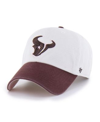  Women's Stone/Burgundy Houston Texans Love Letter Clean Up Adjustable Hat