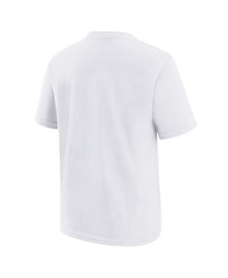 Big Boys and Girls White Philadelphia 76ers Hardwood Classics Champs Max90 T-Shirt