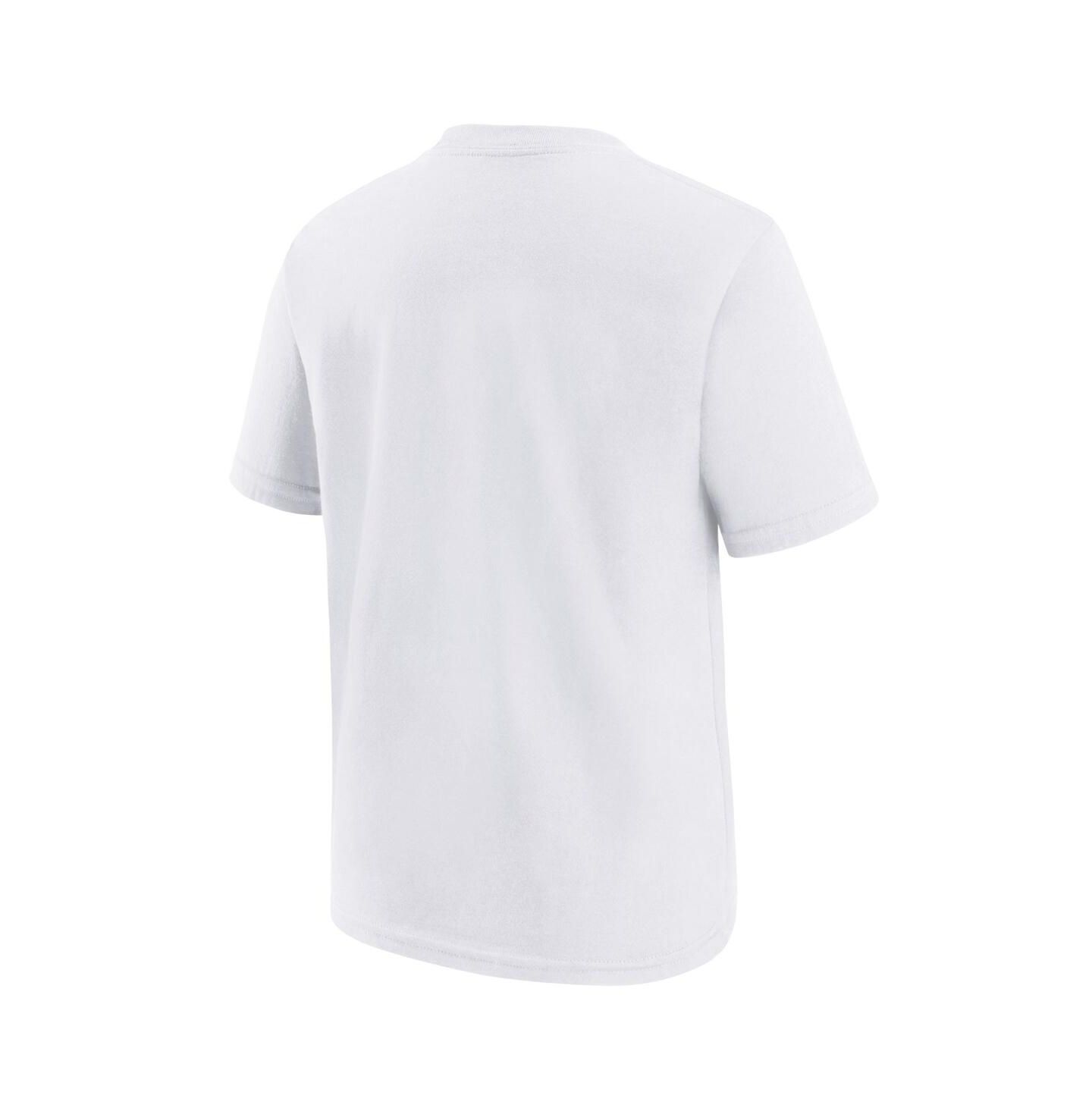 Детская футболка Nike White Philadelphia 76ers Hardwood Classics Champs Max90 T-Shirt — фото 3