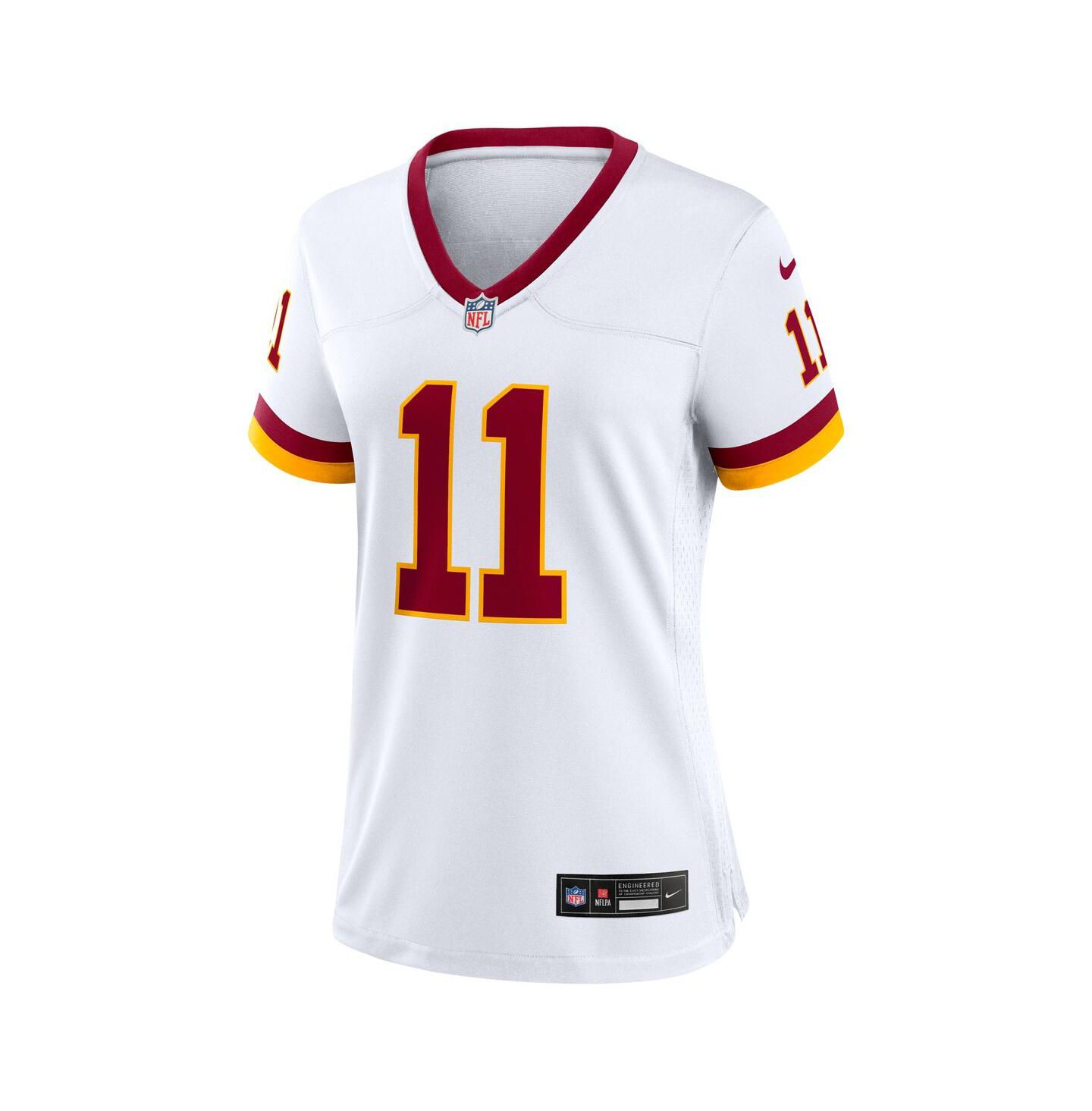 Женское джерси Nike Women's Luke McCaffrey White Washington Commanders Game Super Bowl Era Jersey — фото 2