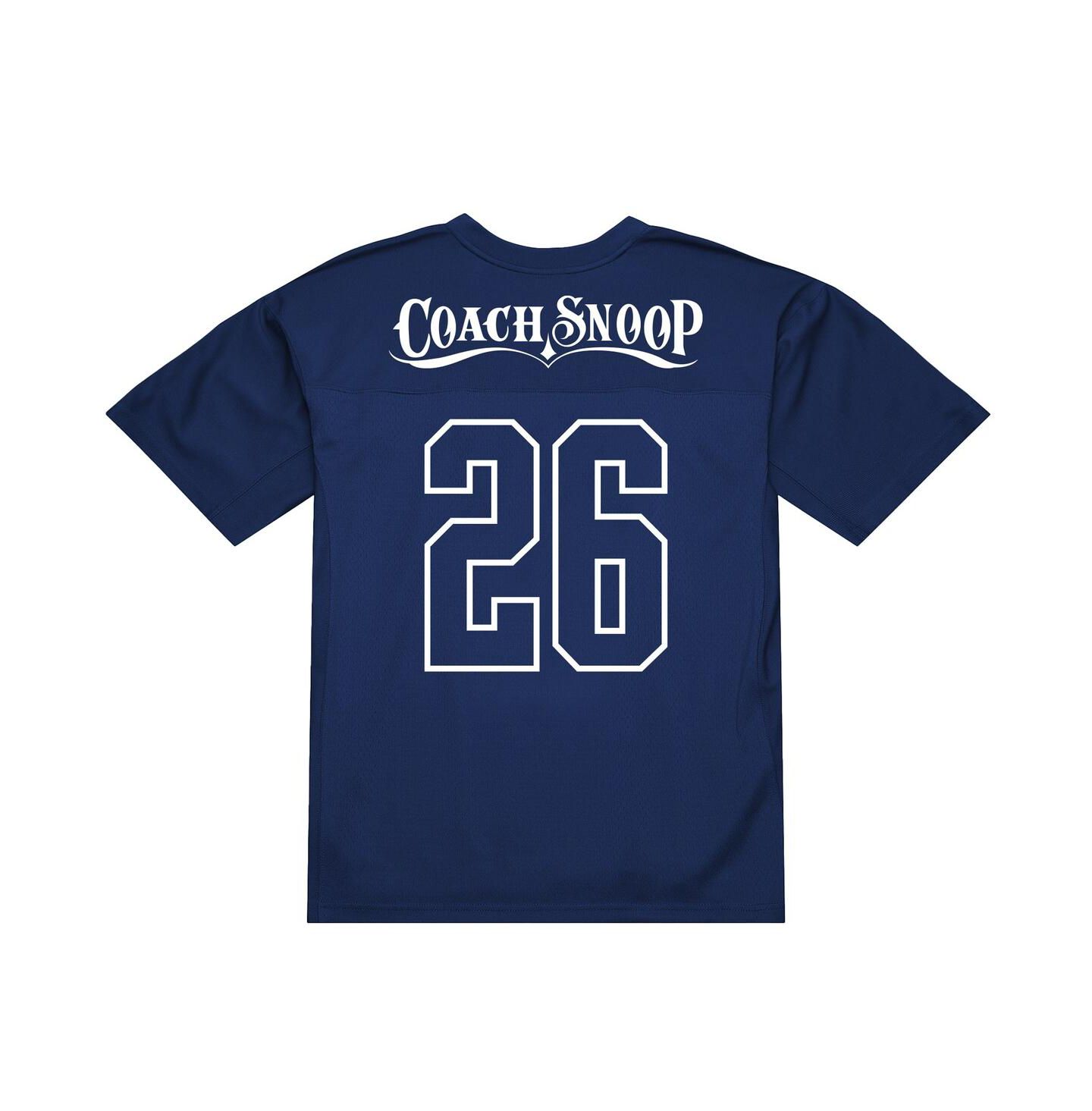 Мужской топ Mitchell & Ness Navy Coach Snoop Team USA Legacy Fashion Jersey — фото 2