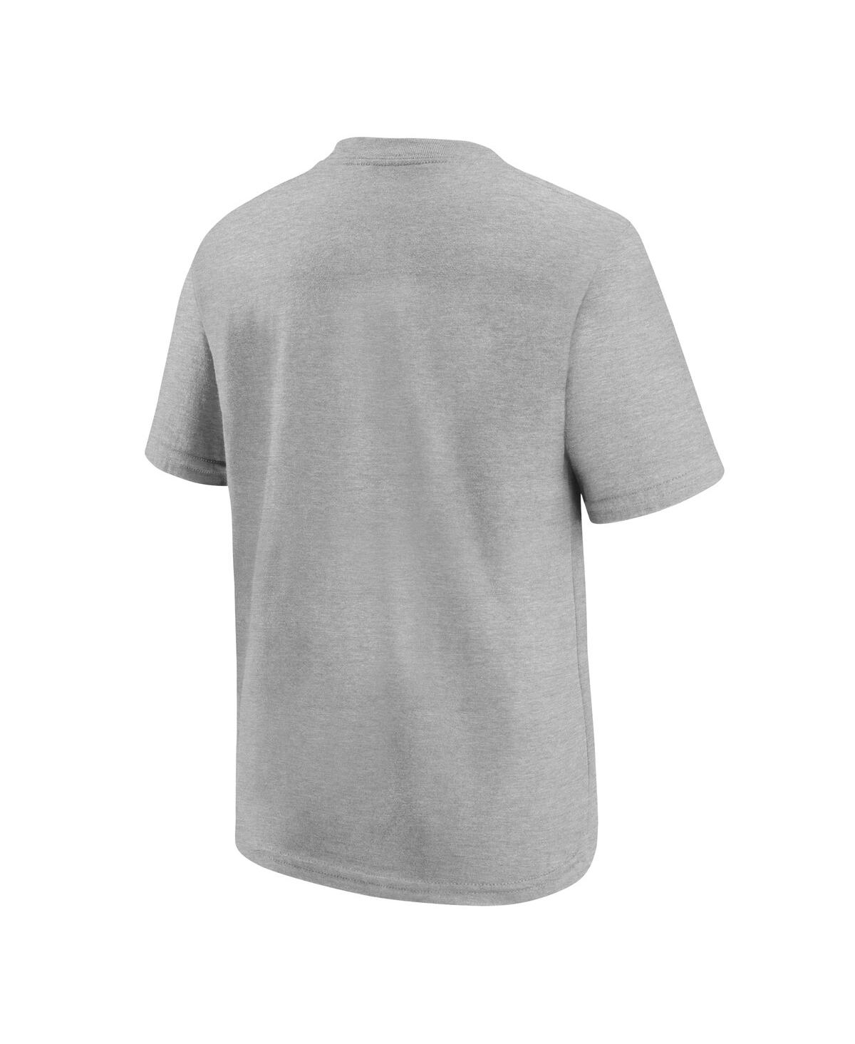 Nike Big Boys and Girls Gray New England Patriots 2025 Afc Champions Locker Room Trophy Collection Authentic T-Shirt