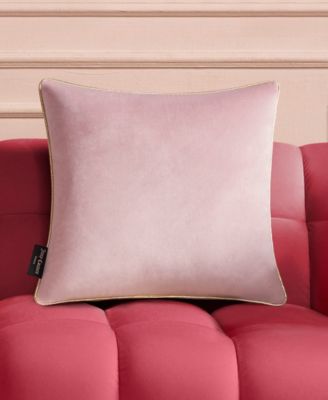 Embroidered Velvet Cheetah Decorative Pillow, 18" x 18"