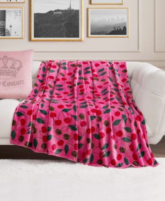 Printed Plush Oversized Throw, 60" x 70"
