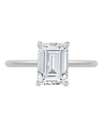 IGI Certified Lab Grown Diamond Solitaire Engagement Ring (2-1/2 ct. t.w.) in 14k Yellow and White Gold or 14k White Gold