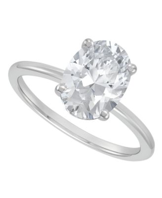 IGI Certified Lab Grown Diamond Solitaire Engagement Ring (2-1/2 ct. t.w.) in 14k Yellow and White Gold or 14k White Gold