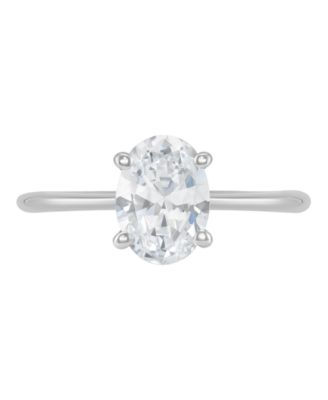 IGI Certified Lab Grown Diamond Solitaire Engagement Ring (1-1/2 ct. t.w.) in 14k Yellow and White Gold or 14k White Gold
