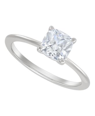 IGI Certified Lab Grown Diamond Solitaire Engagement Ring (1-1/2 ct. t.w.) in 14k Yellow and White Gold or 14k White Gold