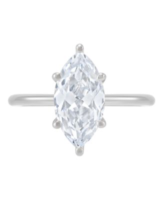 IGI Certified Lab Grown Diamond Solitaire Engagement Ring (2-1/2 ct. t.w.) in 14k Yellow and White Gold or 14k White Gold