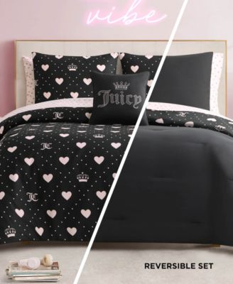 Hearts Diamond Bed in a Bag 8-Pc. Comforter Set, Queen