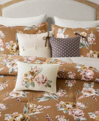 Salara Vintage Floral 7-Pc. Comforter Set, Queen
