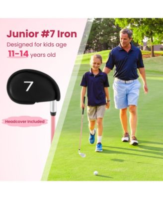 Junior Iron for Kids with Fiberglass Shaft & Headcover