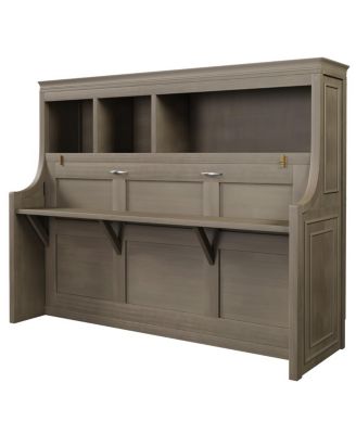 Twin Over Full Metal Bunk Bed with Ladder & Safety Rail