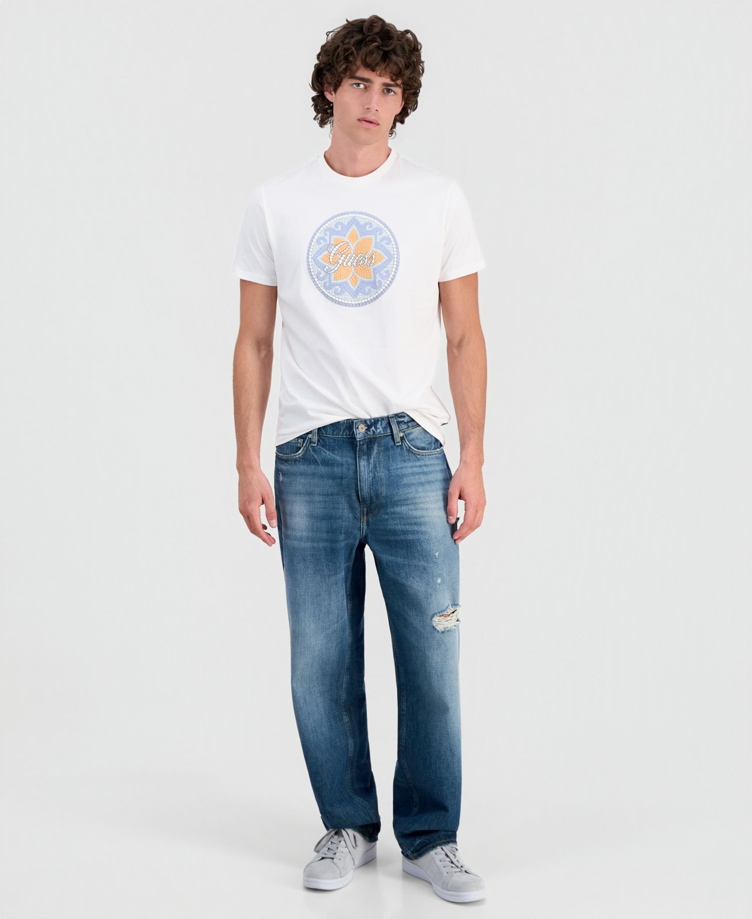 Men's Jett Baggy Ripped Jeans
