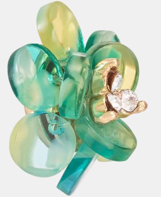 Crystal Flower Stud Earrings