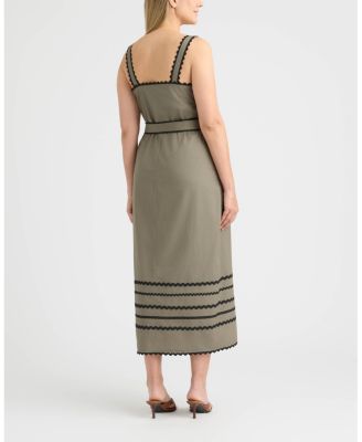Women's Ric Rac Midi Dress