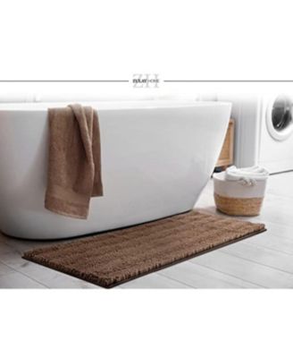 Soft Shaggy Microfiber Ultra Absorbent Bathroom Rug (47"x17")